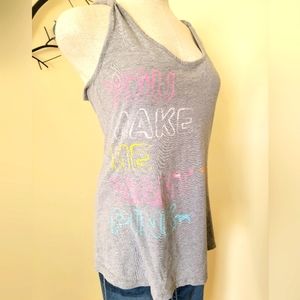 By Victoria Secret PINK Hot Hot Women's Knotted Strap Tank Top